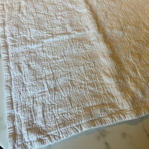 Matteo White Quilted Pillow Sham 26" Square (2)